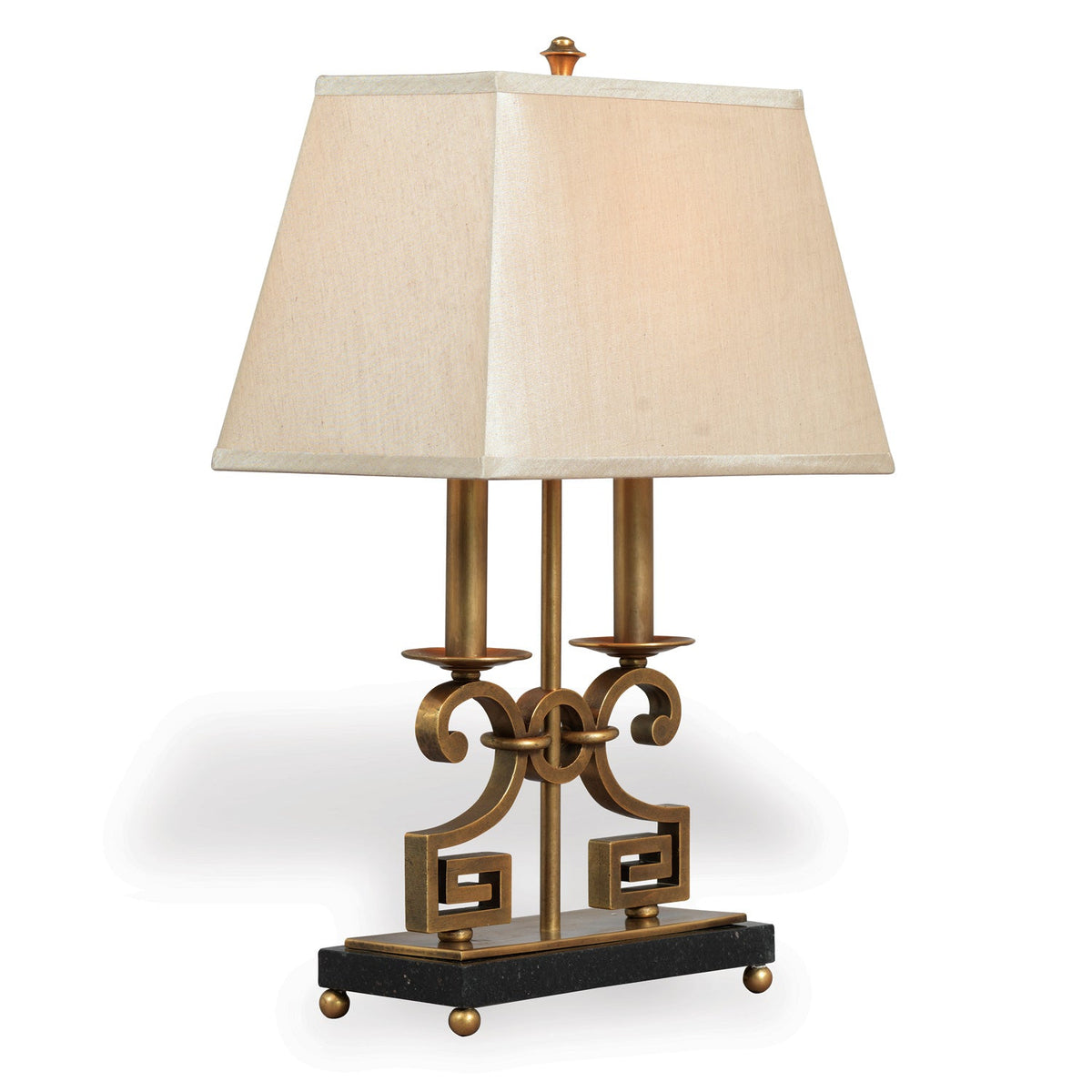 Whitney Desk Lamp Brass 24"H