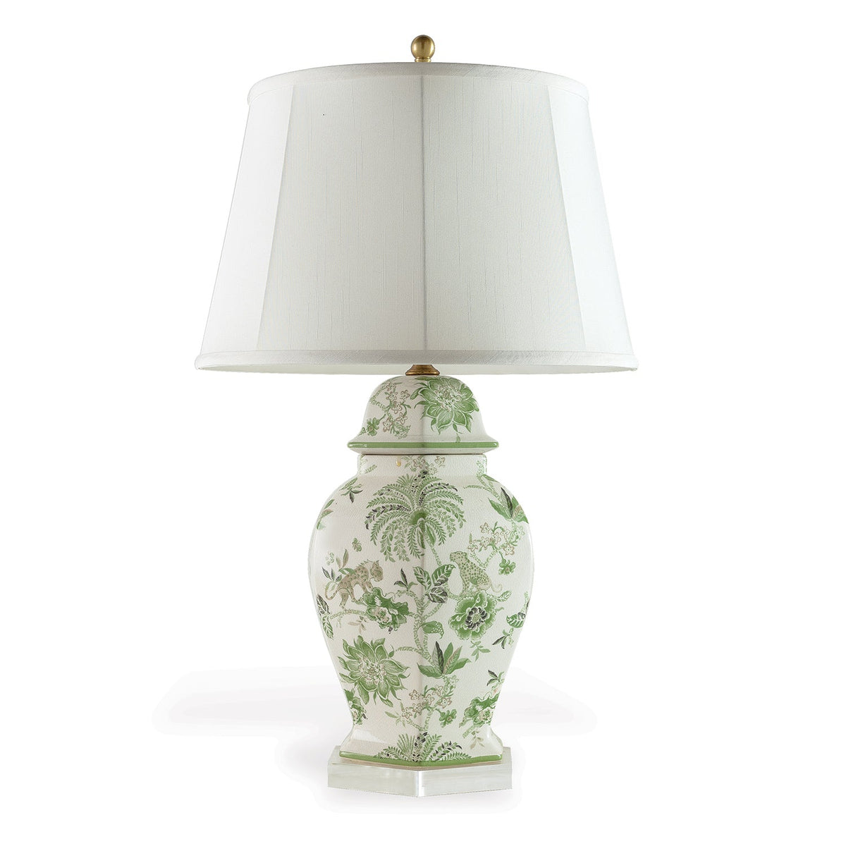 Braganza Green Hex Lamp
