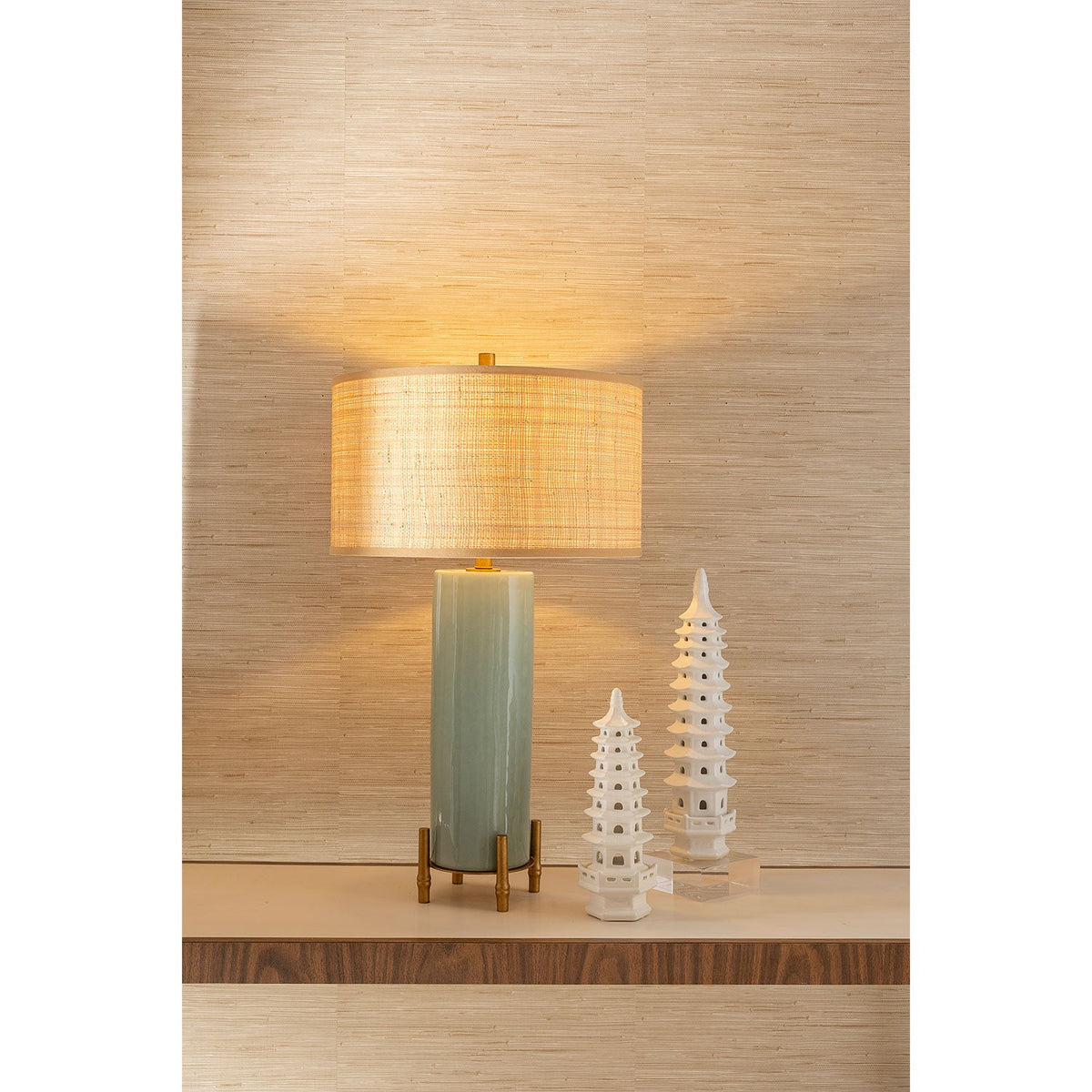 Boca Celadon Lamp