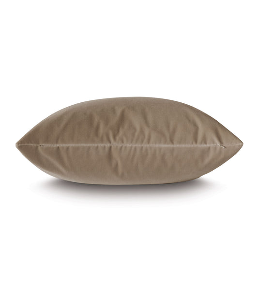 Uma Velvet Decorative Pillow In Khaki