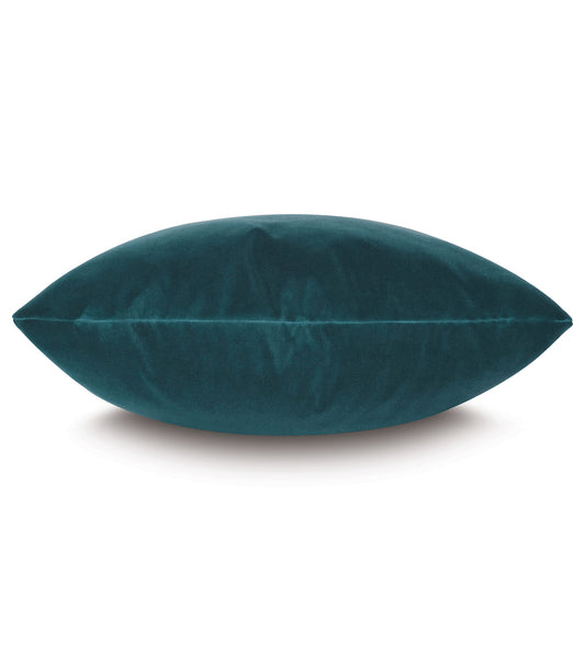 Uma Velvet Decorative Pillow in Peacock