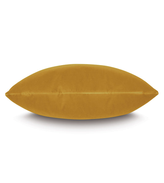 Uma Velvet Decorative Pillow in Mustard