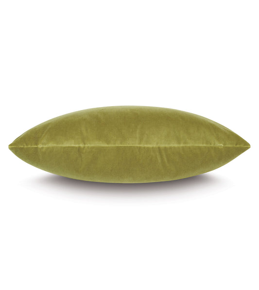 Uma Velvet Decorative Pillow in Lime
