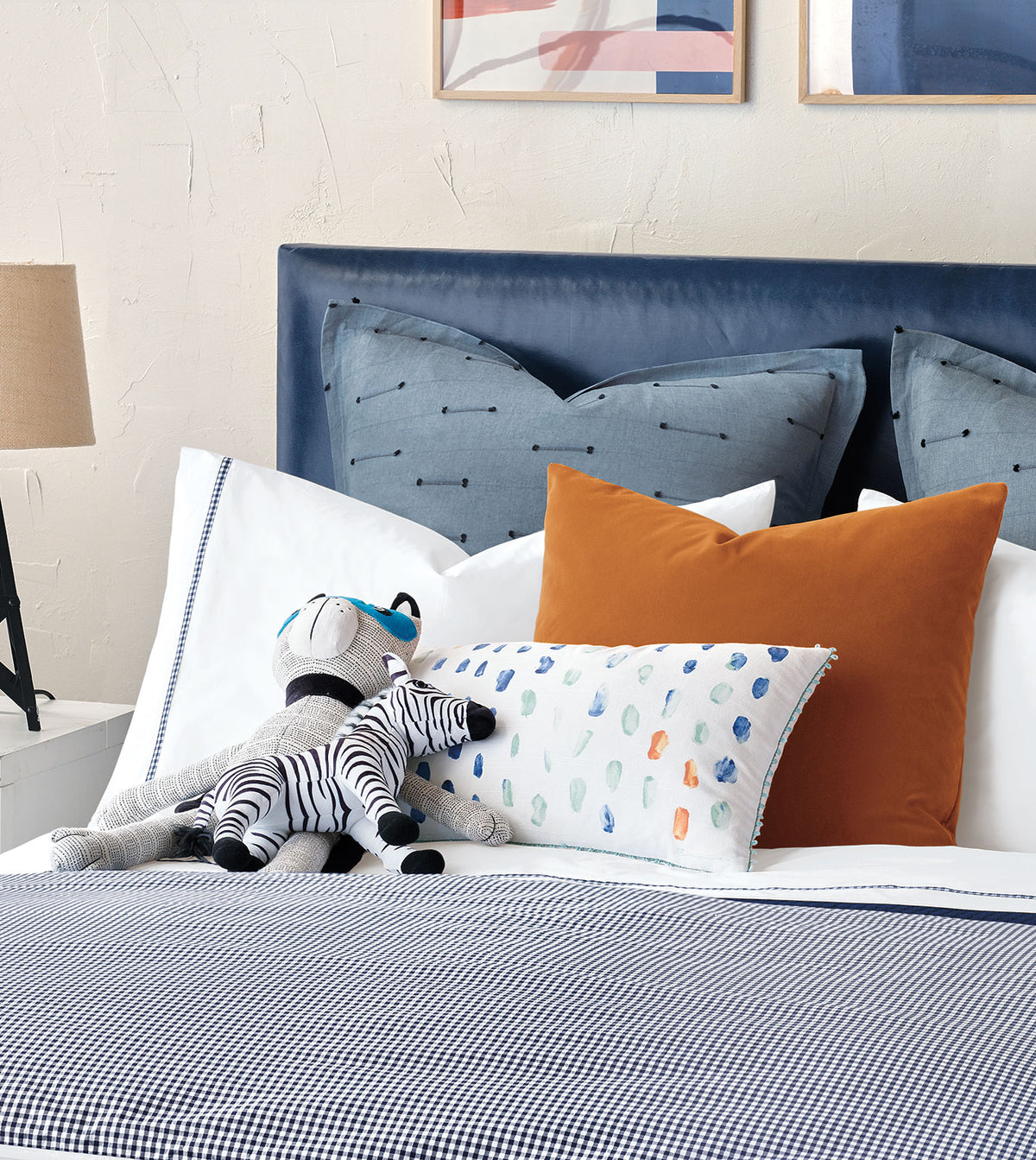 Uma Velvet Decorative Pillow in Tangerine