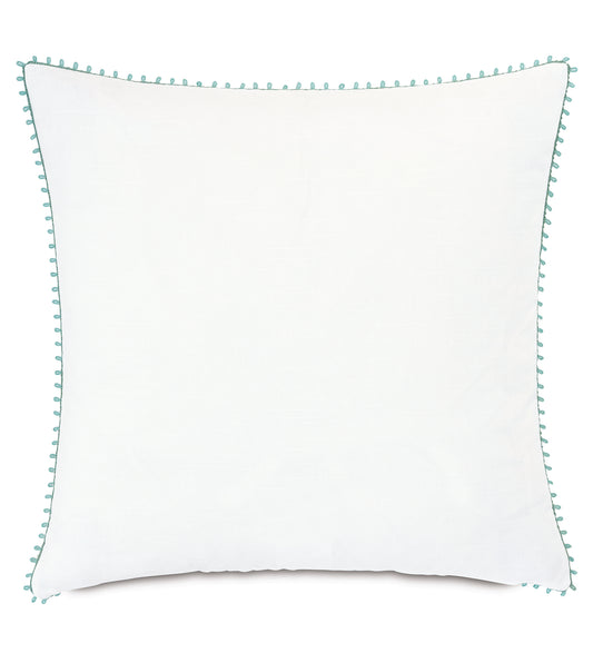 Castaway Loop Trim Decorative Pillow