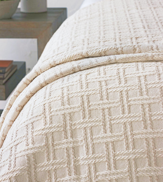 Monterosa Basketweave Coverlet