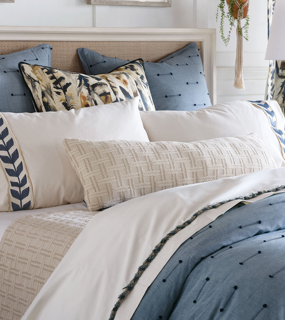 Monterosa Basketweave Decorative Pillow