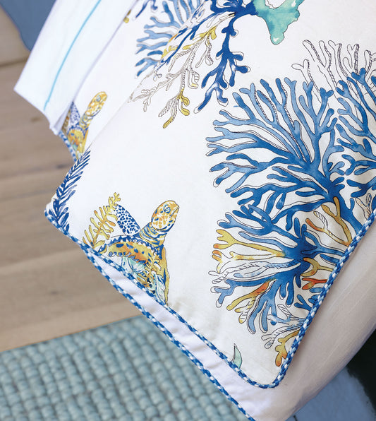 Castaway Coral Reef Duvet Cover