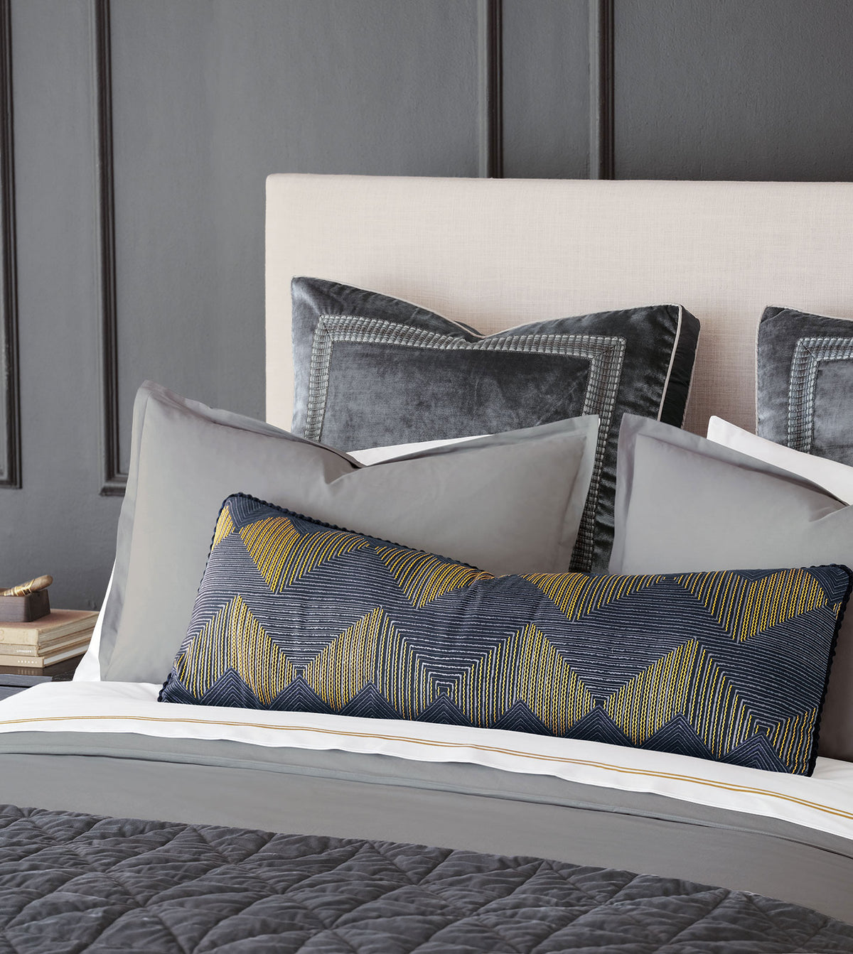 Velda Charcoal Euro Sham