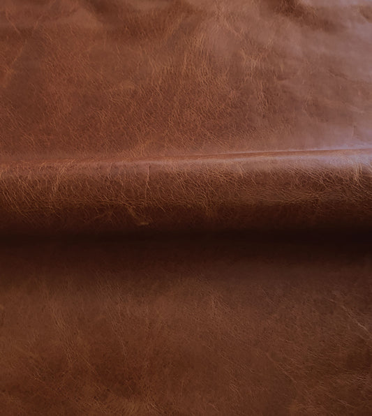 Tudor Cognac Leather Hide Full