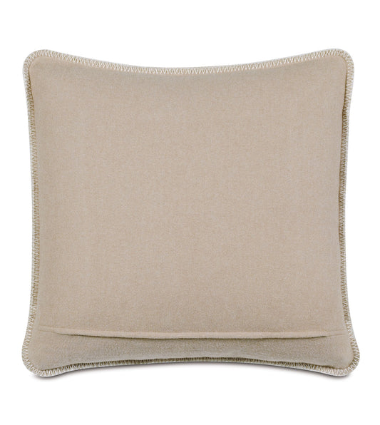 Kelso Blanket Stitch Decorative Pillow