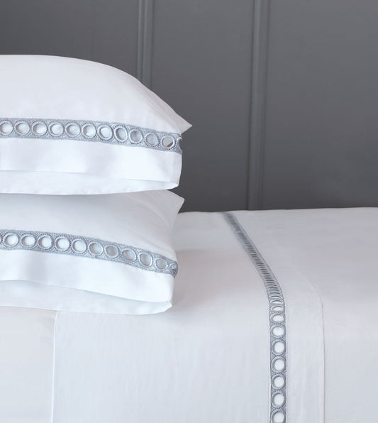 Celine Lace Sheet Set in Silver