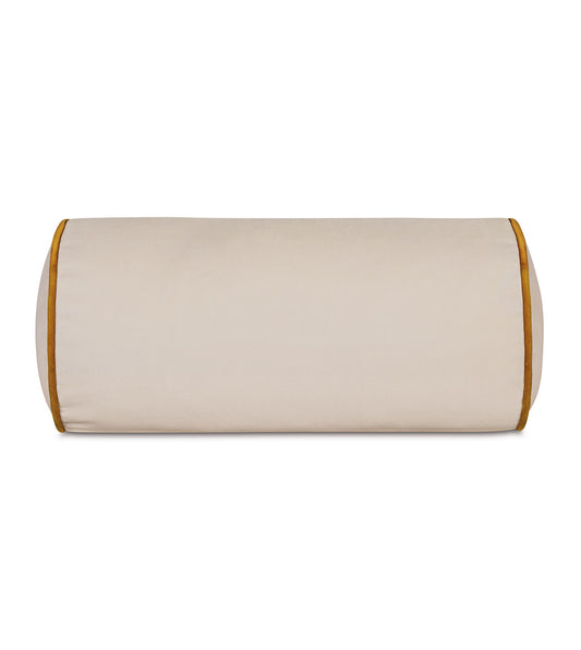 Uma Velvet Bolster in Ivory