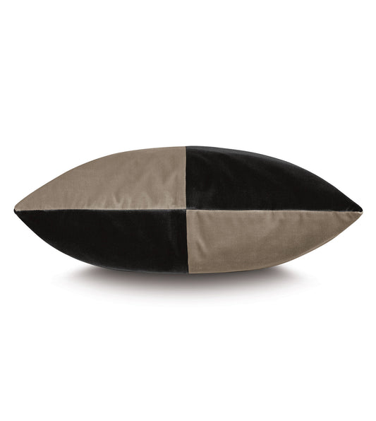 Uma Colorblock Decorative Pillow in Monochrome
