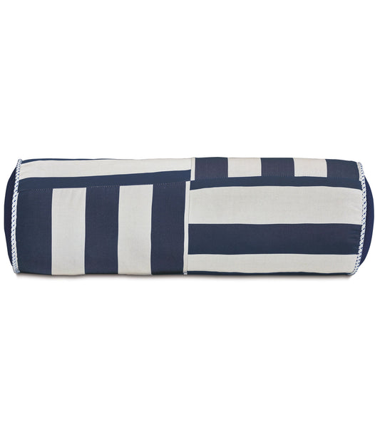 RIPTIDE NECKROLL PILLOW IN INDIGO