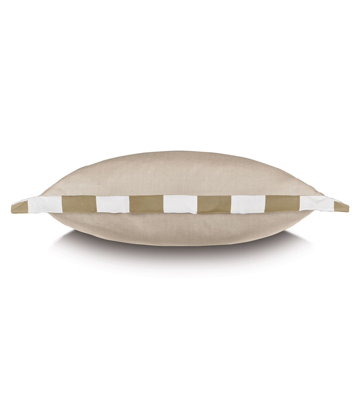 WICKING FLANGE DECORATIVE PILLOW IN OYSTER