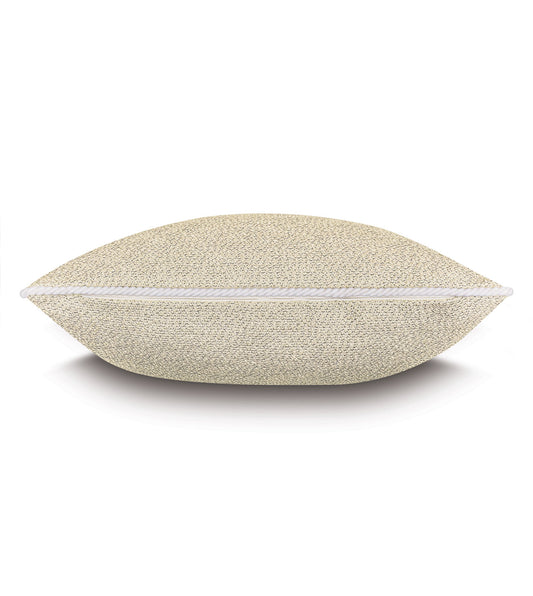 DOWNWIND WOVEN DECORATIVE PILLOW IN CREAM