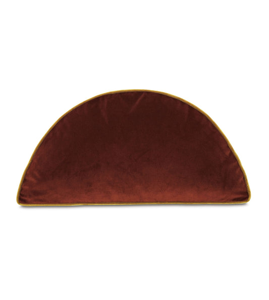 Uma Demilune Decorative Pillow in Orange