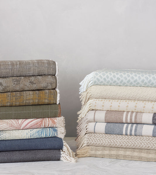 Amalfi Throw in Gravel