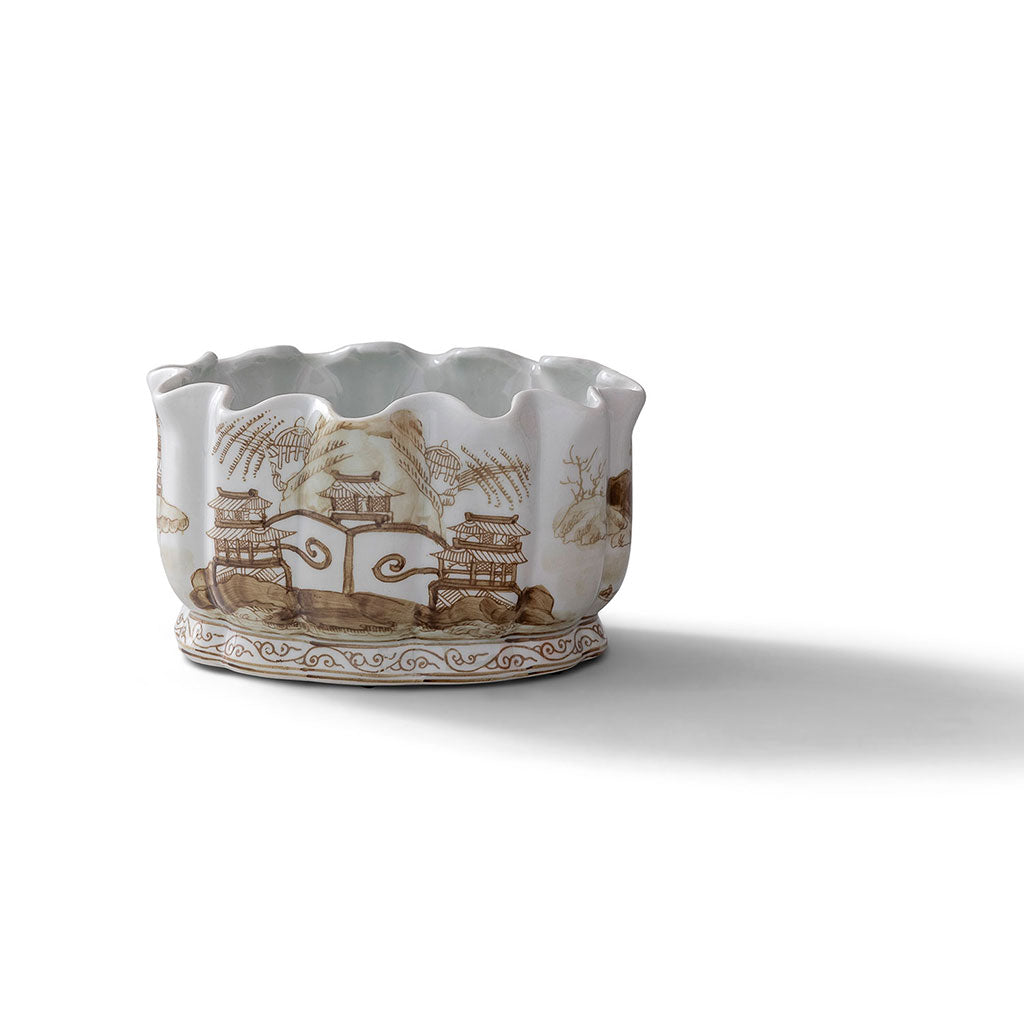 Canton Scallop Planter