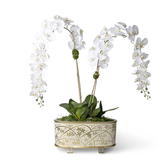Gilded Arbor Oval Planter
