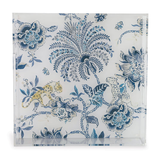 Braganza Blue Lucite Tray