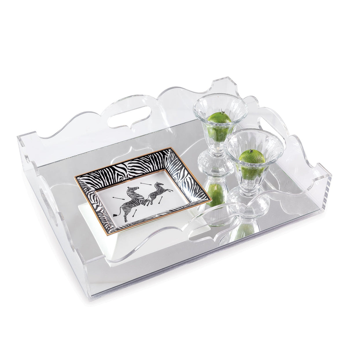 Queen Anne Lucite Tray