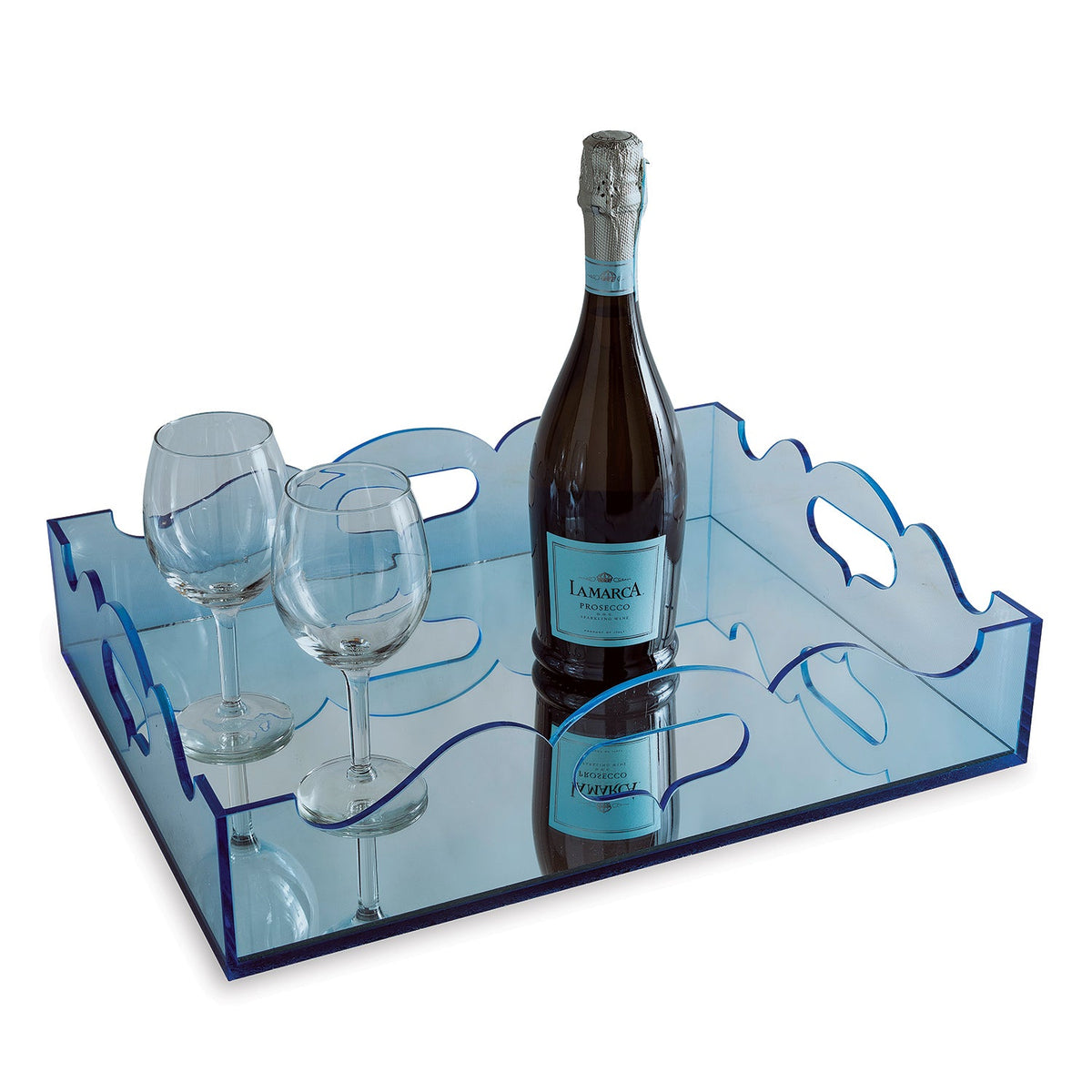 Queen Anne Blue Tray