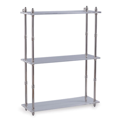 Carmel Nickel/Lucite Shelf Wide