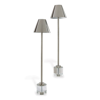 Parliament Crystal/Nickel Buffet Lamp (set/2)