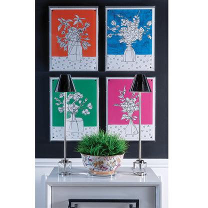 Parliament Crystal/Nickel Buffet Lamp (set/2)