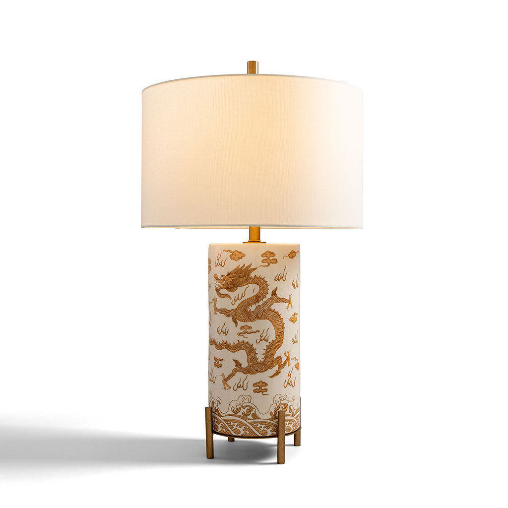 Imperial Dragon Brown Lamp