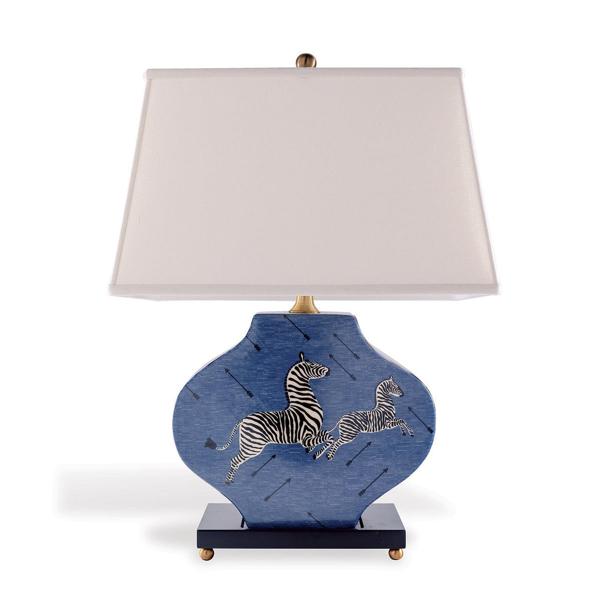 Zebra Blue Lamp
