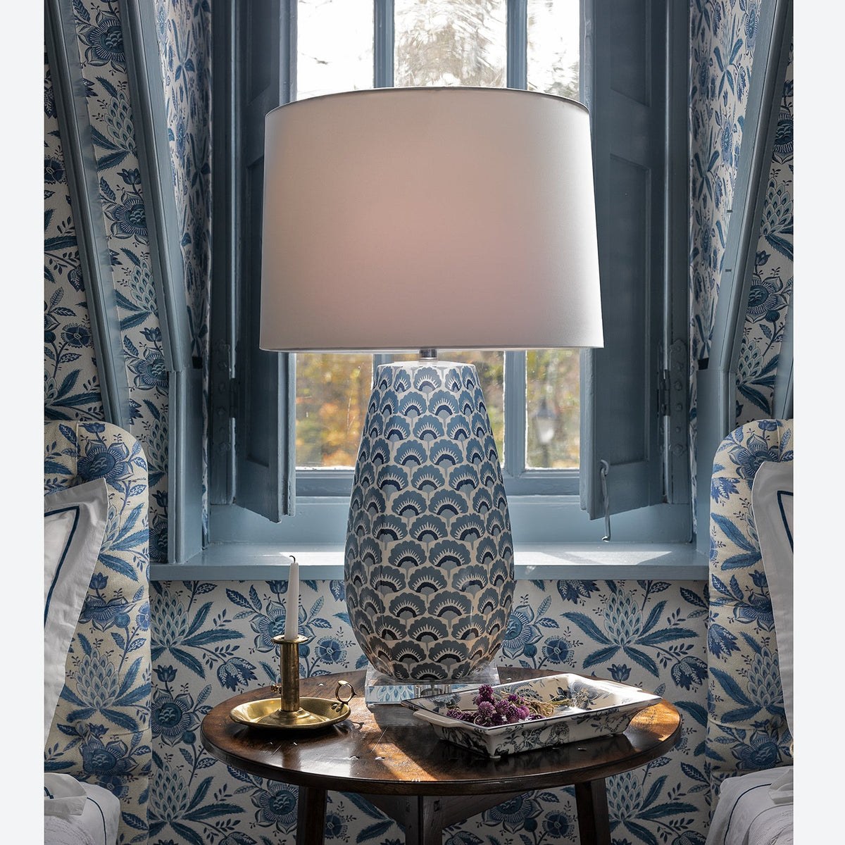 Isobel Blue Lamp