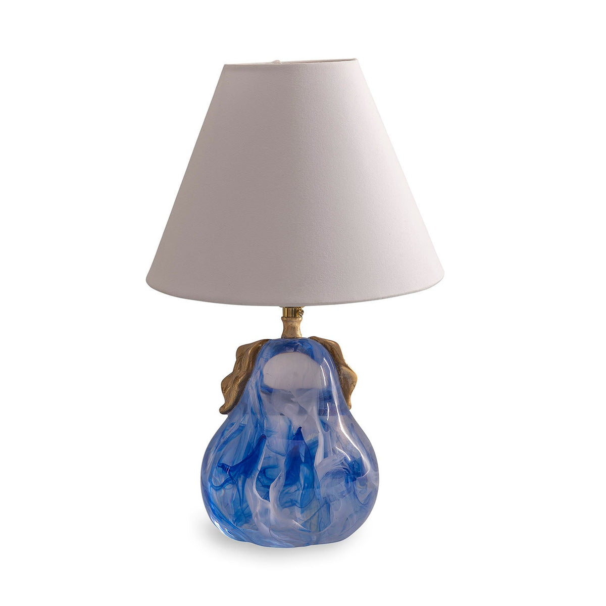 Oceanic Blue Pear Lamp