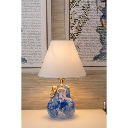 Oceanic Blue Pear Lamp