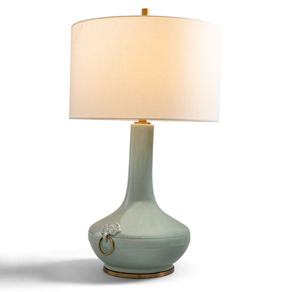 Lotus Celadon Lamp