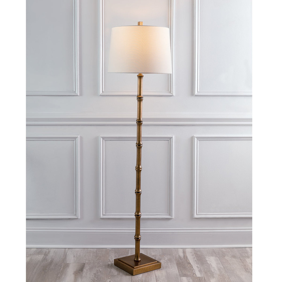 Lauderdale Brass Floor Lamp