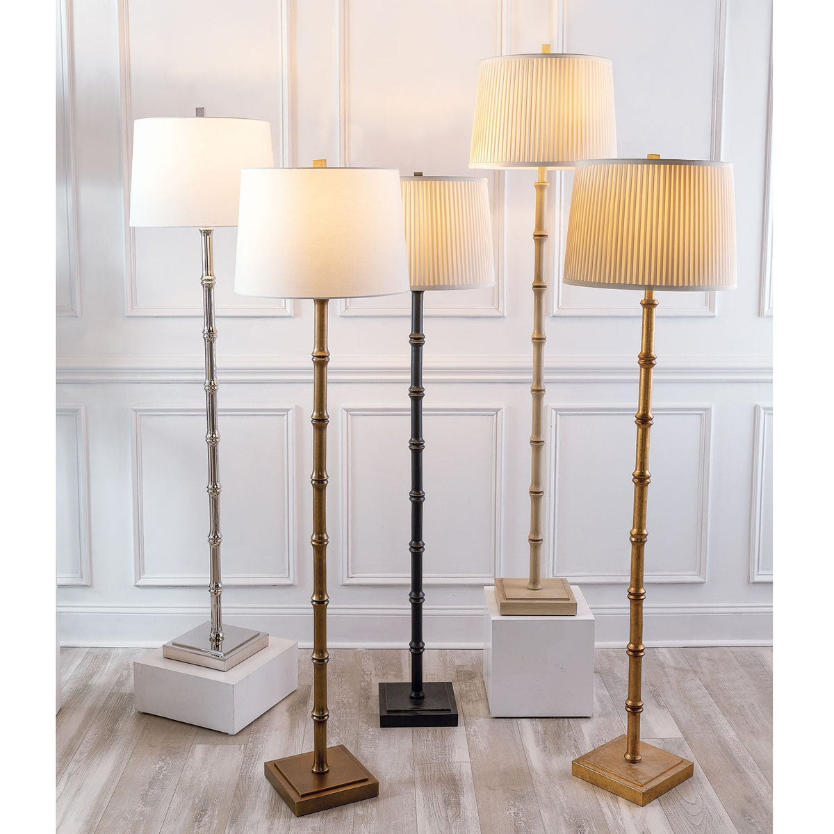 Lauderdale Brass Floor Lamp
