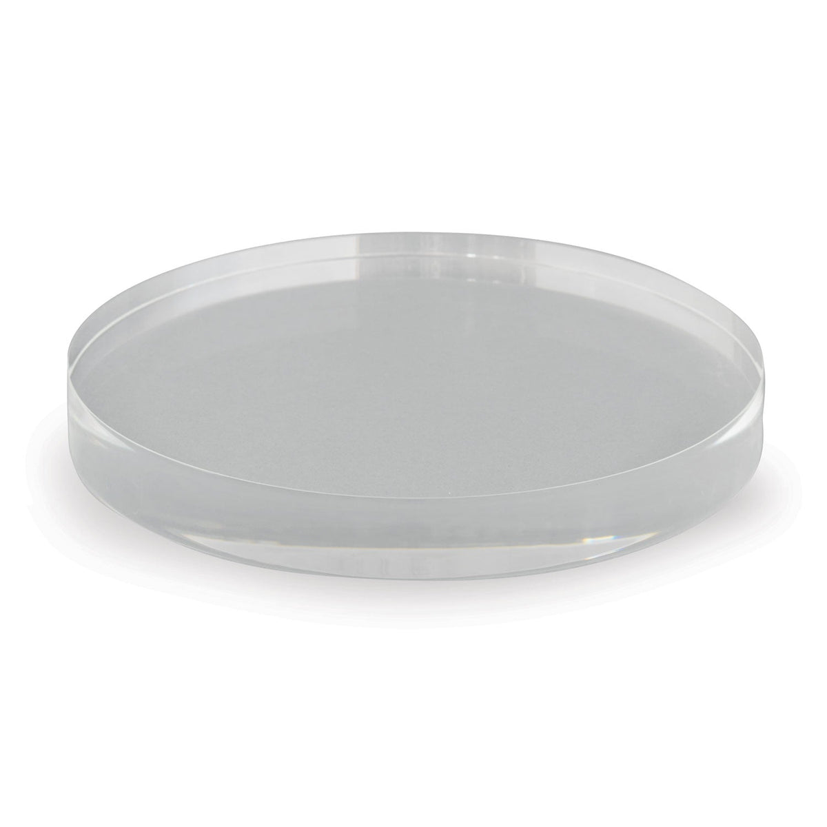 Clear Lucite Round Stand 6"d (set of 2)