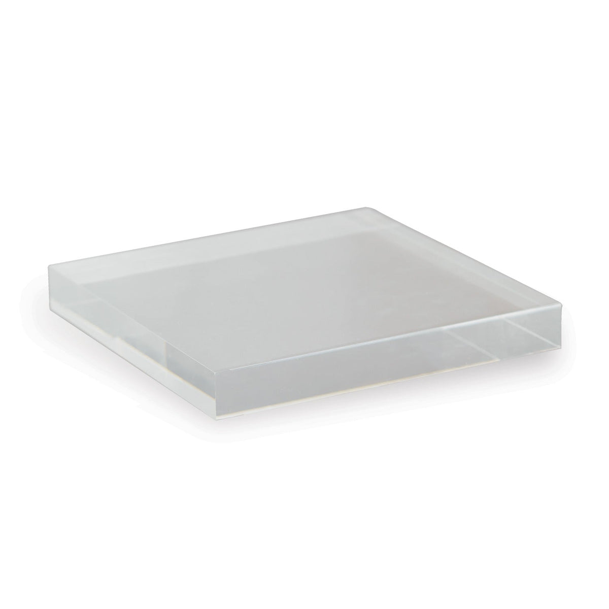 Clear Lucite Square Stand 8" (set of 2)