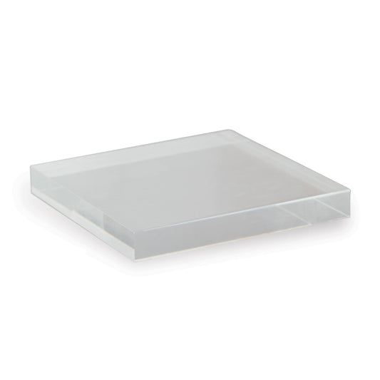 Clear Lucite Square Stand 8" (set of 2)
