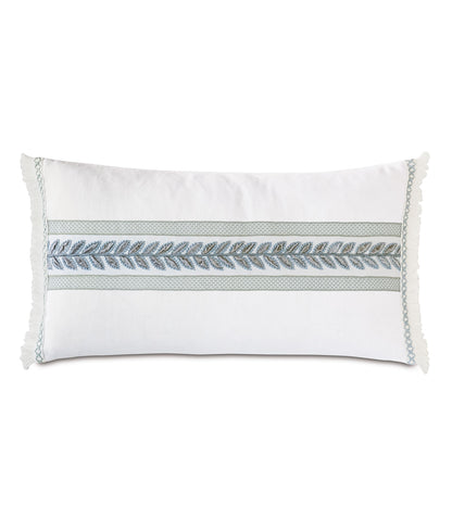 Amberlynn Horizontal Leaf Decorative Pillow