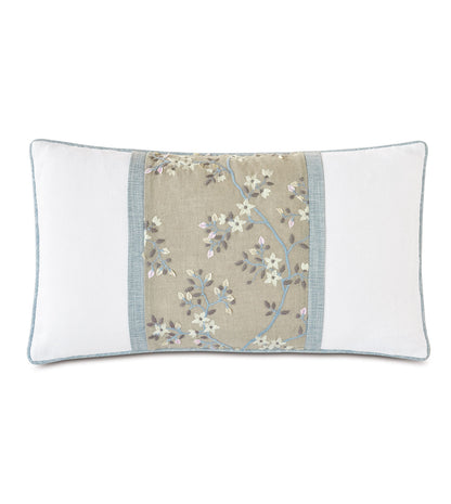 Amberlynn Embroidered Insert Decorative Pillow