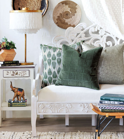 Echo Metallic Decorative Pillow
