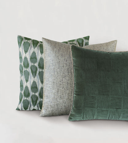 Echo Metallic Decorative Pillow