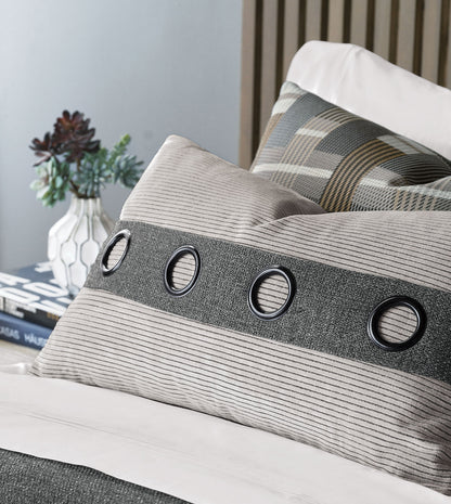 Enoch Grommets Decorative Pillow