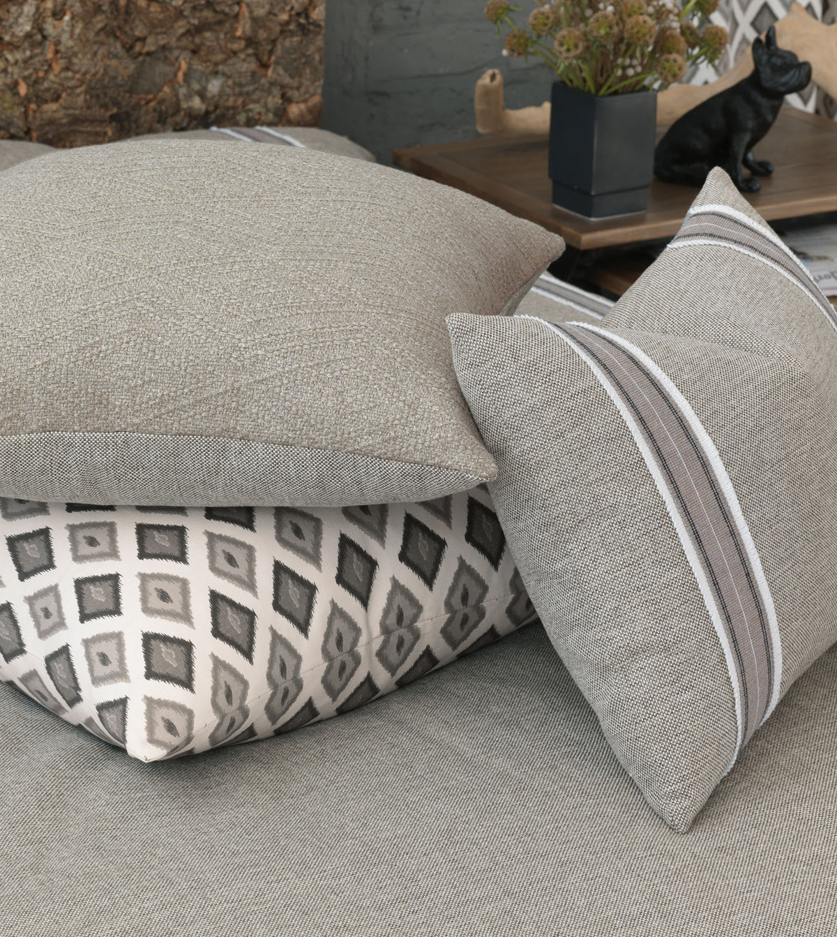 Bale Geometric Decorative Pillow