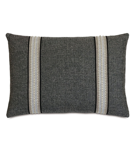 Enoch Textured Border Decorative Pillow