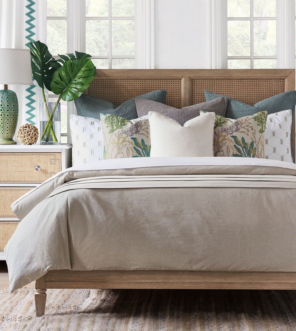Corraline Coral Reef Decorative Pillow